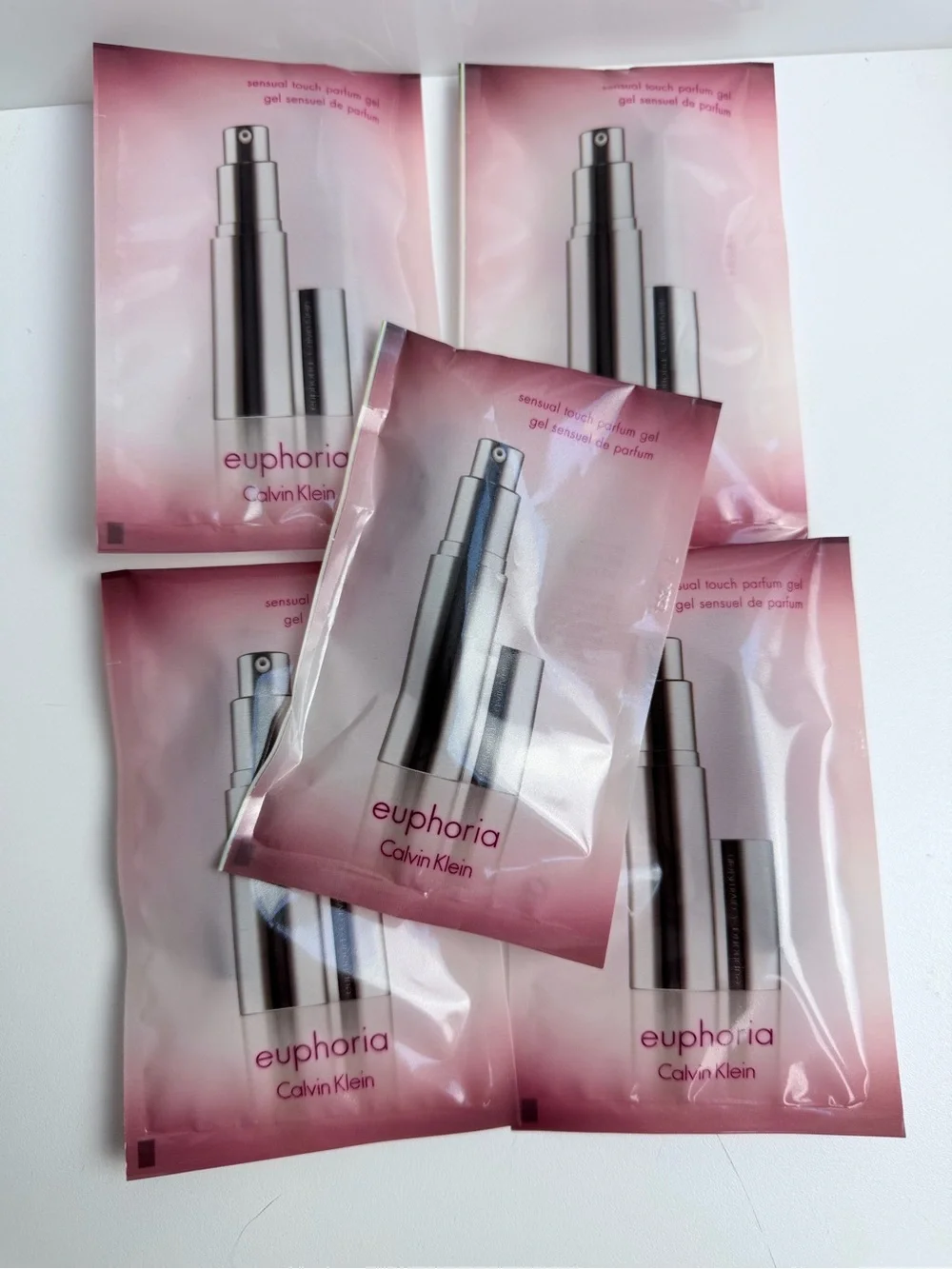 Calvin Klein Euphoria Fragrance Samples Bundle of 5 Sealed Package Travel Size